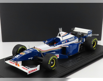 WILLIAMS F1 Fw18 Renault №5 Damon Hill Season (1996) World Champion - Con Vetrina - With Showcase, Blue White