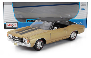 CHEVROLET Chevelle Ss 454 Coupe (1971), Gold Met Black