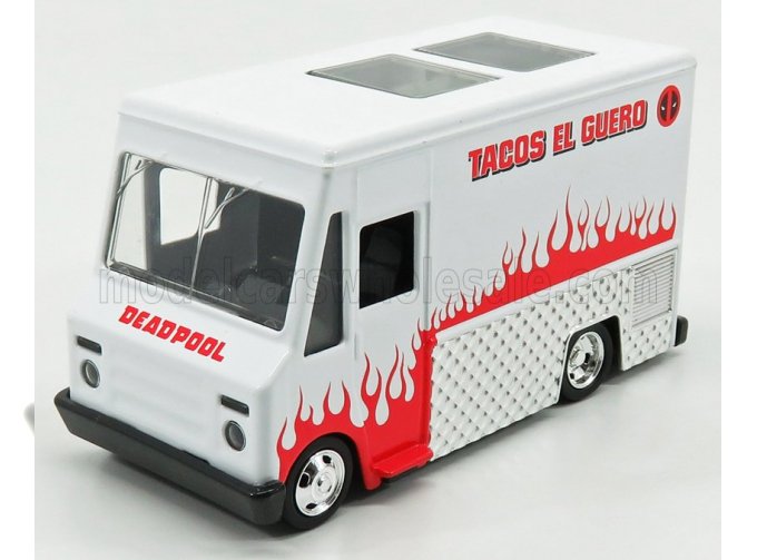 CHEVROLET P30 Van Food Truck Deadpool 2016, White Red