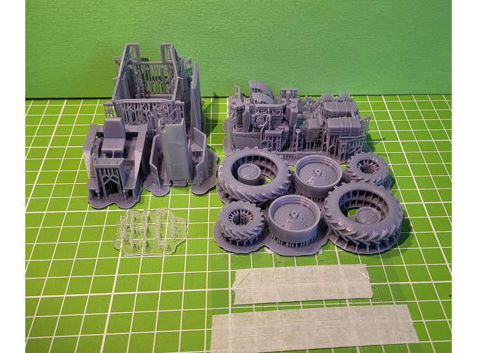 Сборная модель трактор МТЗ-82.1 (облегченный вариант сборки)