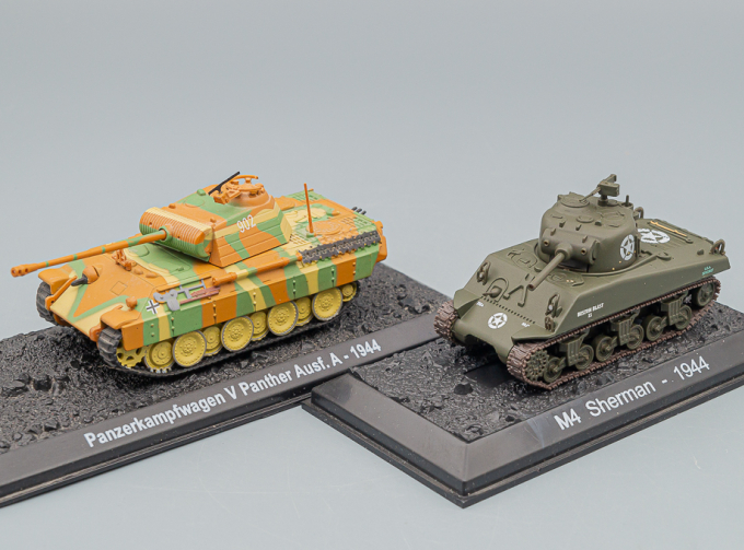 Panzerkampfwagen Panther Aust.A (1944) vs M-4 Sherman (1944), Танки Мира коллекция Спецвыпуск 2 