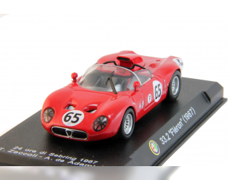 ALFA ROMEO 33.2 "Fleron" #65 (1967), red