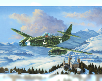 Сборная модель Самолет Messerschmitt Me-262 A-1a/U3