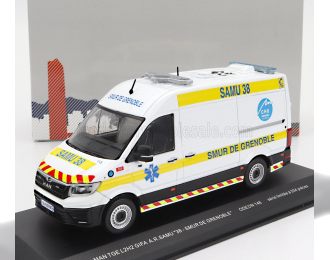MAN Tge L2h2 Gifa A.r. Samu 38 Smur De Grenoble Ambulance (2020), White Yellow