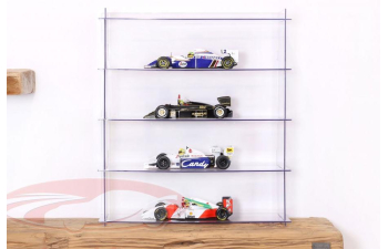 Витрина акриловая с пятью полками