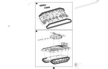 Сборная модель T-64A Main Battle Tank Mod 1981