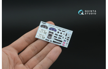 3D Декаль интерьера кабины Subaru Impreza WRX STi GDB Bugeye (Tamiya)