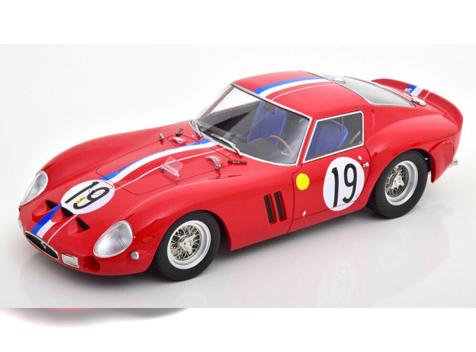 FERRARI 250 GTO #19 2nd 24h Le Mans (1962), red