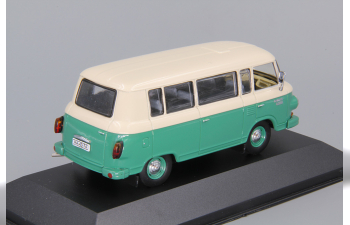 BARKAS B1000 Minibus (1965), green / light grey