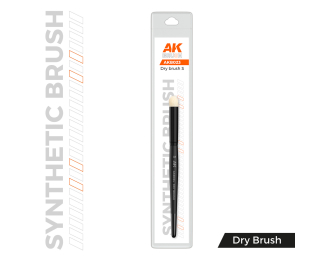 Синтетическая кисть для сухих техник - S / AK SYNTHETIC DRY BRUSH – S