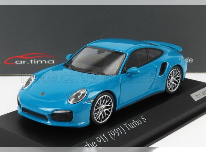 PORSCHE 911 991 Turbo S 2014, Miami Blue