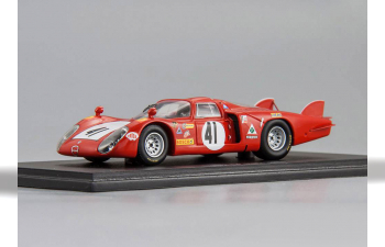 ALFA ROMEO 33/2 #41 Le Mans G. Baghetti - N. Vaccarella (1968), red