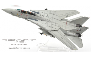 Grumman F-14A Tomcat Diecast Model USN VF-41 Black Aces AJ102 "Fast Eagle 102" USS Nimitz Gulf of Sidra August 19th 1981 (Wings of Heroes)