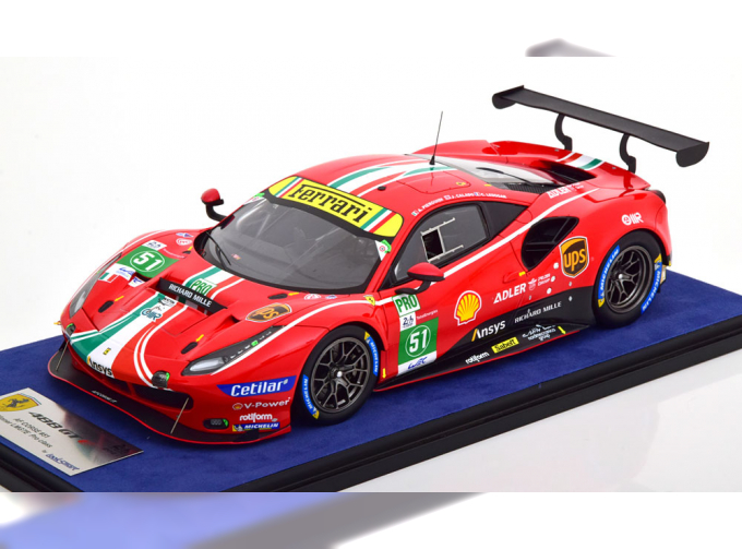 FERRARI 488 GTE Evo Winner LMGTE Pro Class 24h Le Mans, Guidi/Calado/Ledogar (2021)