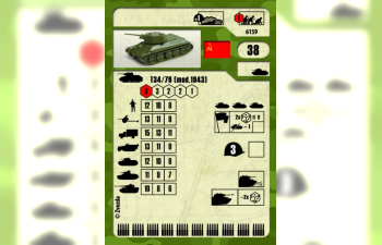 Сборная модель Советский средний танк Т-34/76 обр. 1943г.
