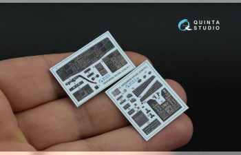 3D Декаль интерьера кабины MH-60L Blackhawk (ICM) (малая версия)