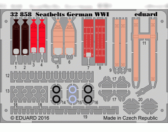 Фототравление для Seatbelts German WW1