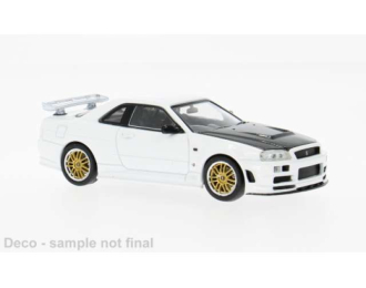 NISSAN Skyline GT-R (R34) (2002), white 