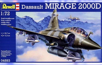 Сборная модель Французский истребитель Dassault Mirage 2000D