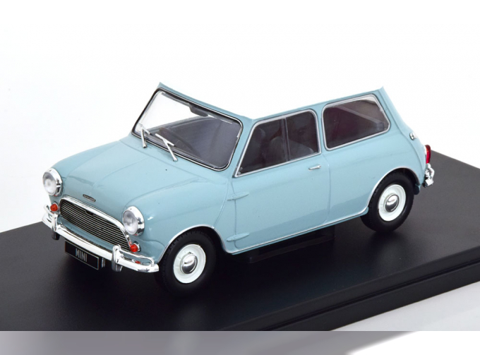 AUSTIN MINI Cooper S RHD (1965), Light Blue/White