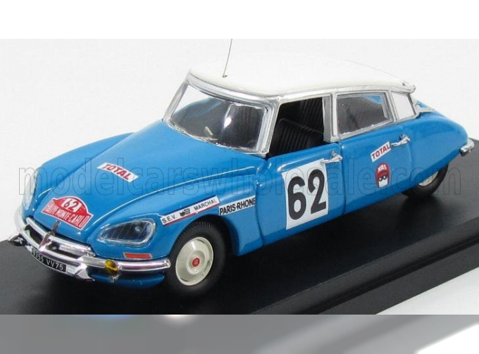 CITROEN Ds21 №62 Rally Montecarlo (1970) Salomon - Saintigny, Blue Ivory