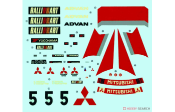 Сборная модель Mitsubishi Starion Turbo Inter Tech 1985