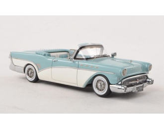 BUICK Roadmaster Convertible 1957, white/light blue