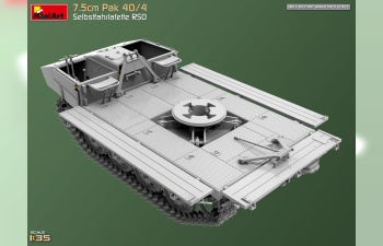 Сборная модель Pak 40/4 Selbstfahrlafette Rso Military