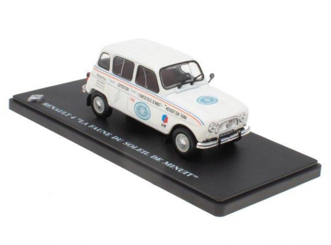 RENAULT 4 "La Faune Du Soleil De Minuit" (1966), White