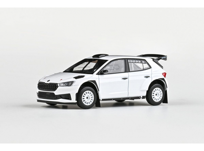 SKODA Fabia IV RS Rallye2 with Gravel Wheels Type D (2022), white