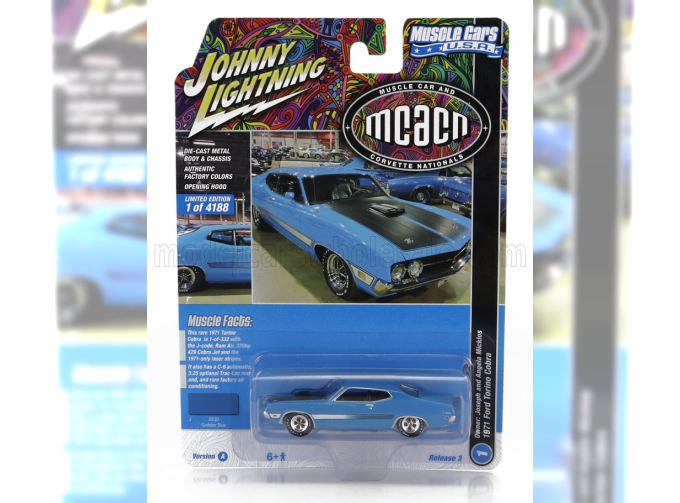 FORD Torino Cobra Coupe (1971), Blue Black