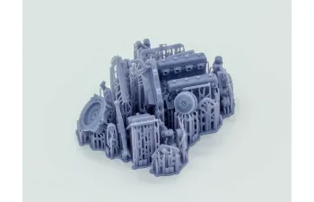 Дизельный мотор "ЯМЗ-238М"