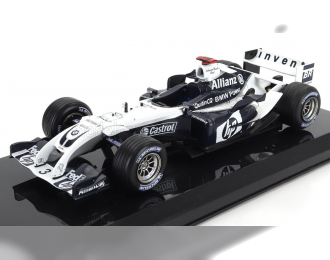 WILLIAMS F1 Fw26 Bmw №3 Season (2004) Juan Pablo Montoya - Con Vetrina - With Showcase, Blue White