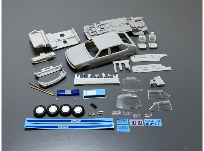 Сборная модель (КИТ) Москвич 2141 Святогор милиция ОВД Китай город