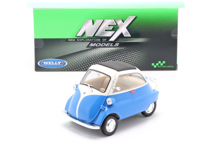 BMW Isetta (1955), синий с белым