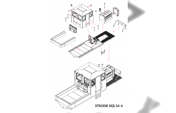 Сборная модель Мотовоз МД-54-4
