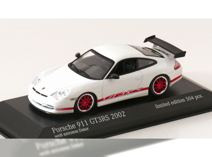 PORSCHE 911 (996) GT3 RS (2002), white red