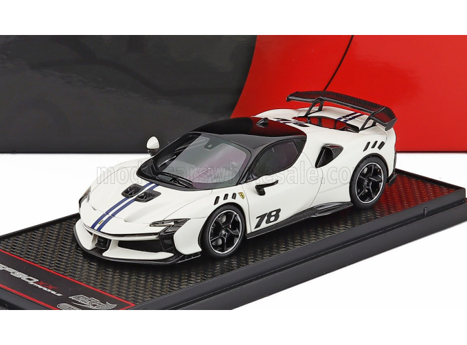 FERRARI Sf90 Xx Stradale №78 (2024), Bianto Italia - Matt White Black