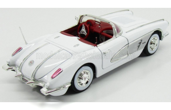 CHEVROLET Corvette Spider (1958), White Silver