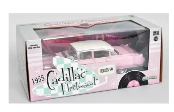 CADILLAC Fleetwood Series 60 1955 Pink with White Roof