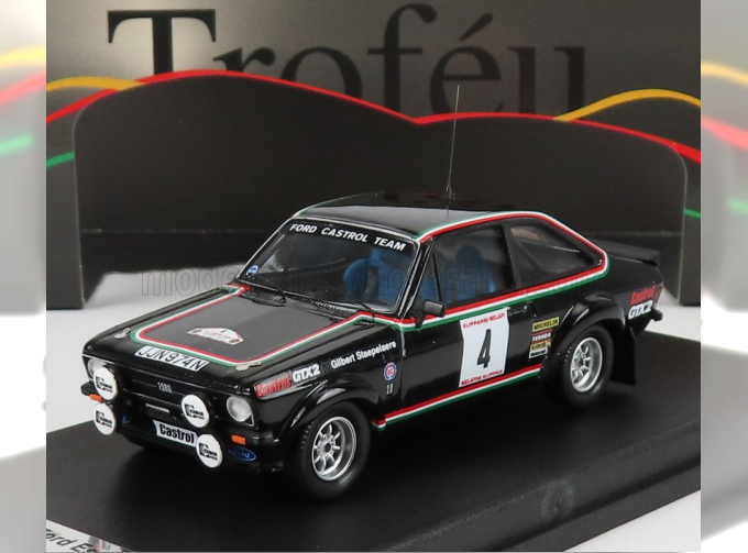 FORD Escort Mkii (night Version) №4 Rally Ypres (1977) G.staepelaere - F.franssen, Black