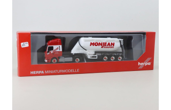 Iveco Stralis XP SemiTrailer Monjean, red / white