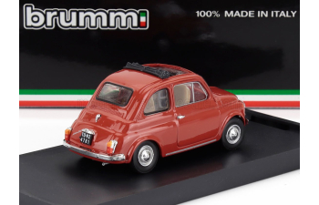 FIAT 500f Tetto Aperto - Open (1965), Rosso Corallo Chiaro - Red