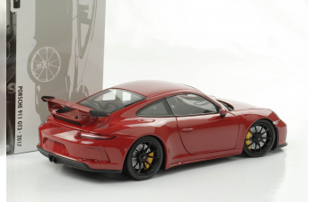 PORSCHE 911 GT3 - 2017 - RED W/ BLACK WHEELS