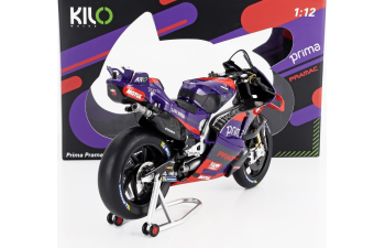 DUCATI Desmosedici Gp24 Team Pramac Racing №21 Motogp Season (2024) Franco Morbidelli, Purple Red Black