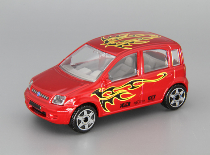 FIAT Panda, flame red