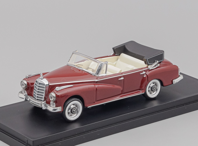 MERCEDES-BENZ 300D Cabriolet (1958), dark red
