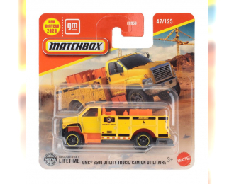 GMC 3500 Utulity Truck (2018), yellow