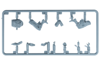 Сборная модель фигурки американские пехотинцы на танке / Usa Tank Riders Military Figures