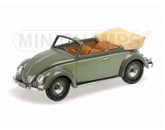 VOLKSWAGEN 1200 CABRIOLET - 1949 - GREEN/GREEN